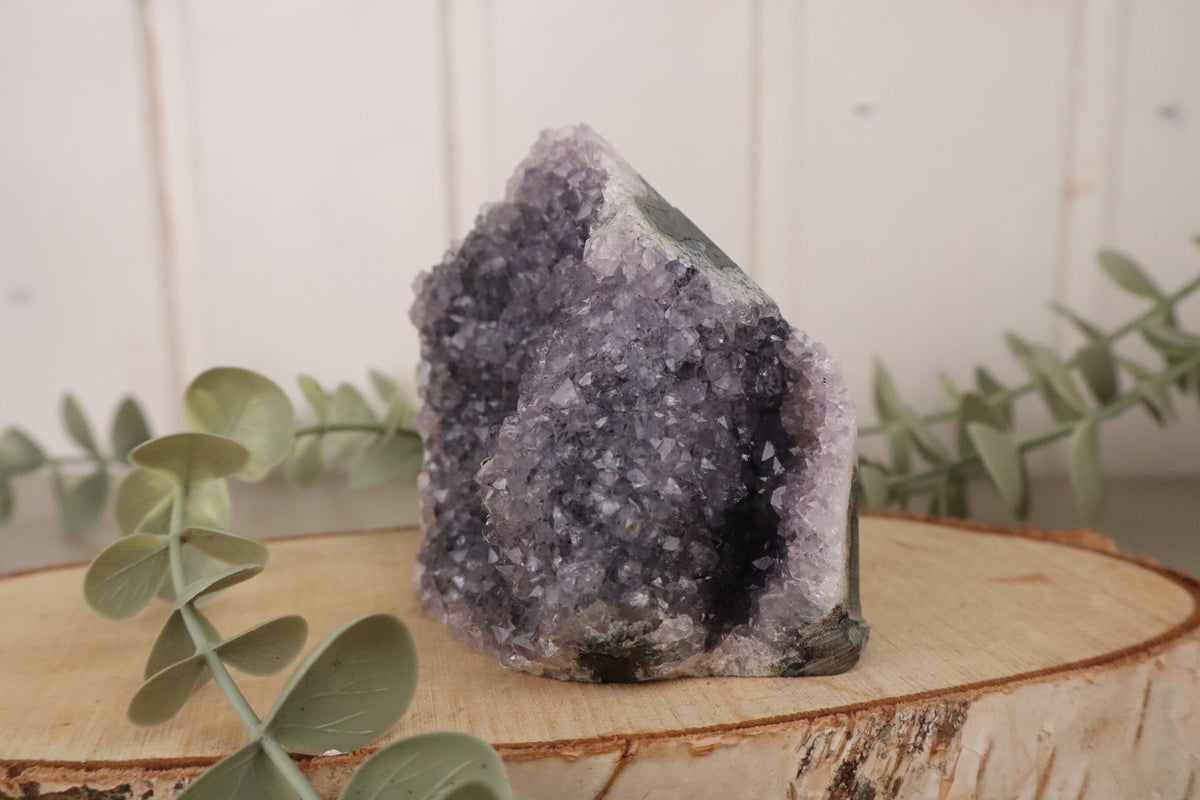 Amethist cluster 407 gram, tweede aanzicht