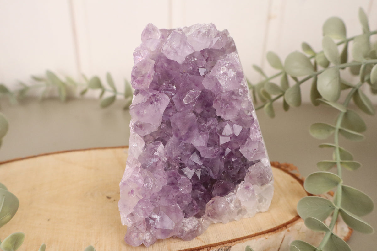 Amethist cluster 763 gram, vierde aanzicht