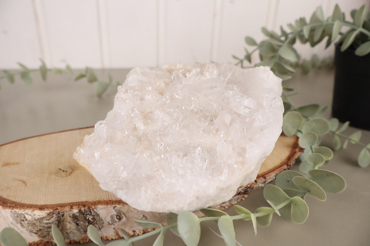 Bergkristal cluster 1031 gram, tweede aanzicht