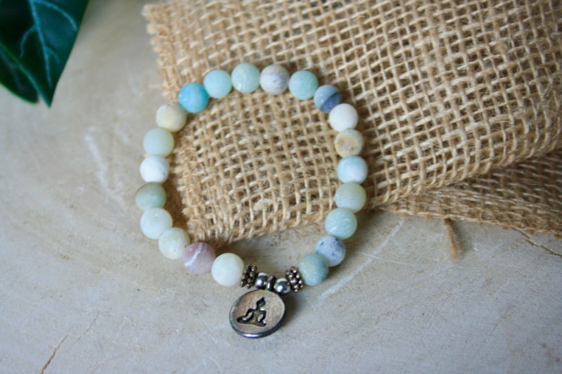 Armband - Mala Amazoniet Met Bedel