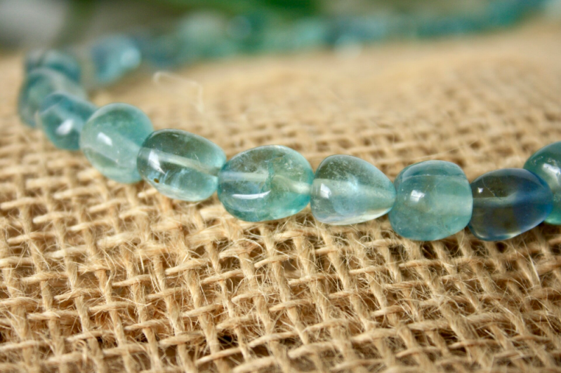 Ketting met Heldere Fluoriet