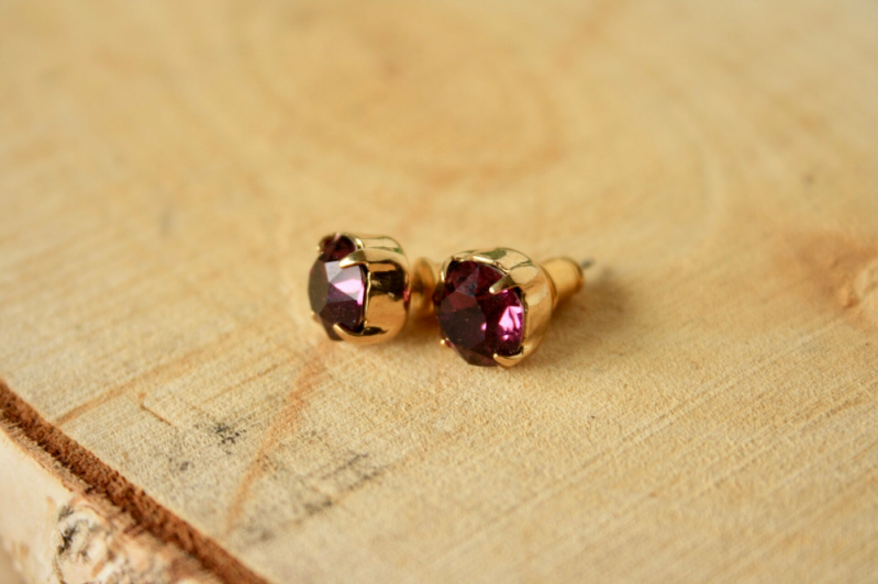 Gouden Oorbellen - Swarovski - 24 karaats
