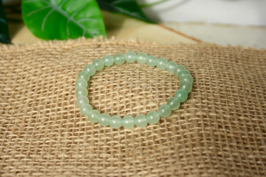 Armband groene aventurijn, tweede aanzicht