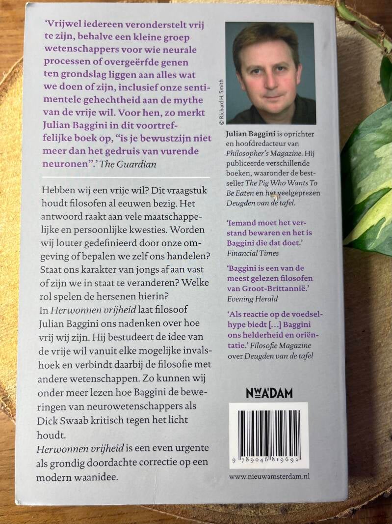 Herwonnen vrijheid - Julian Baggini