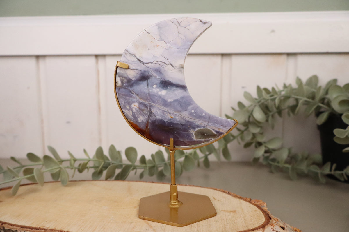 Blauwe chalcedoon maan, vijfde aanzicht