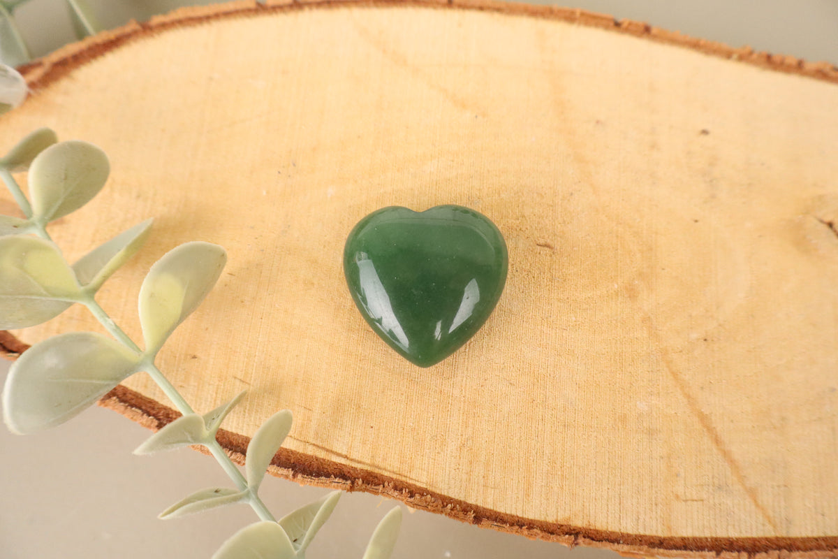 Groene aventurijn hartje van 4 cm