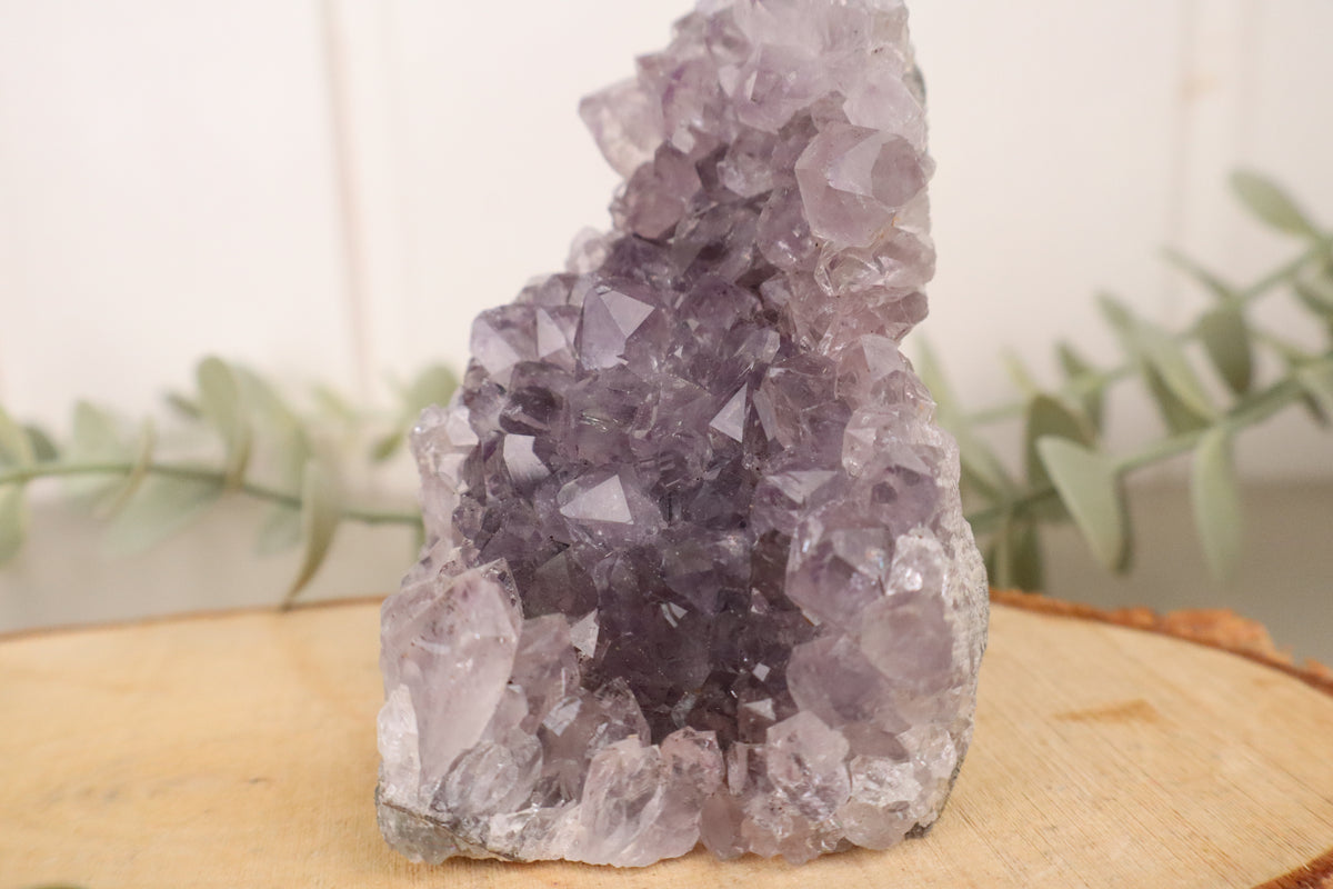 Amethist cluster 300 gram 8 x 7 cm, vijfde aanzicht