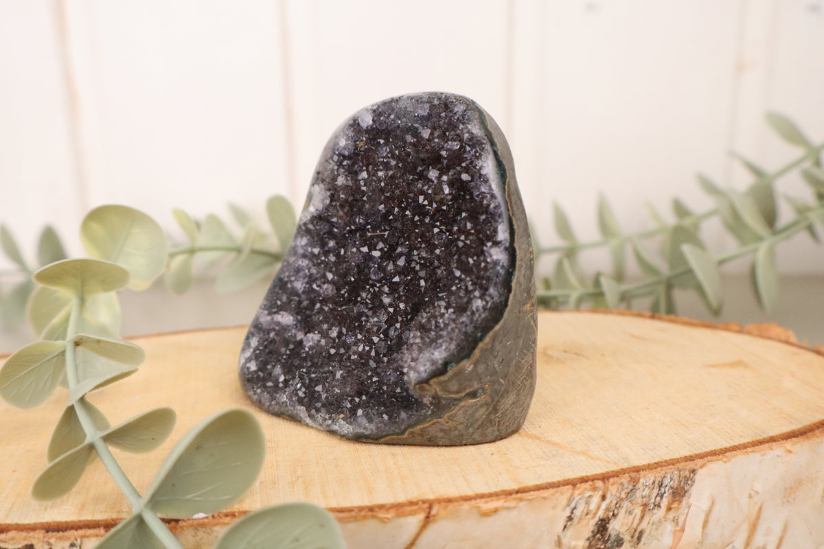 Amethist cluster 196 gram, tweede aanzicht