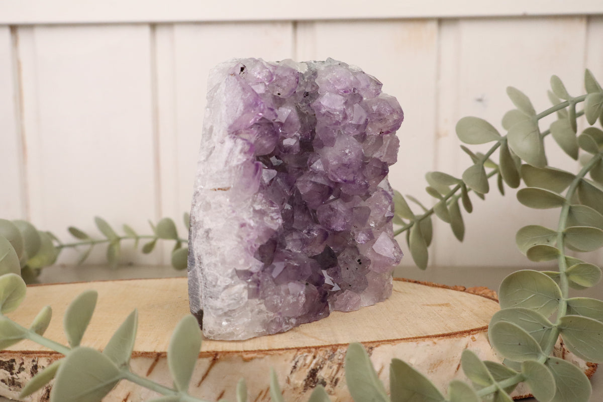 Amethist cluster 522 gram, derde aanzicht