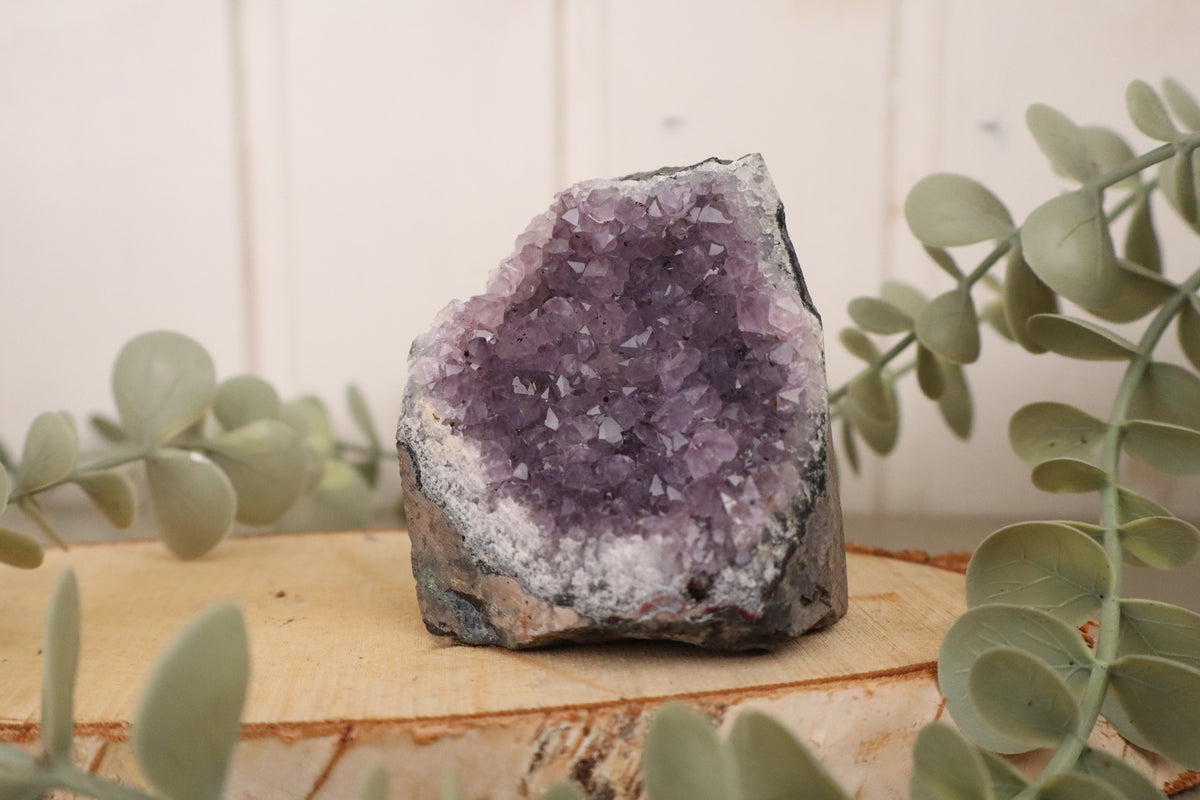 Ruwe amethist cluster van 283 gram, 7,5 x 6,5 cm