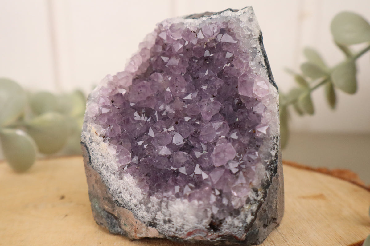 Amethist cluster 283 gram, vijfde aanzicht