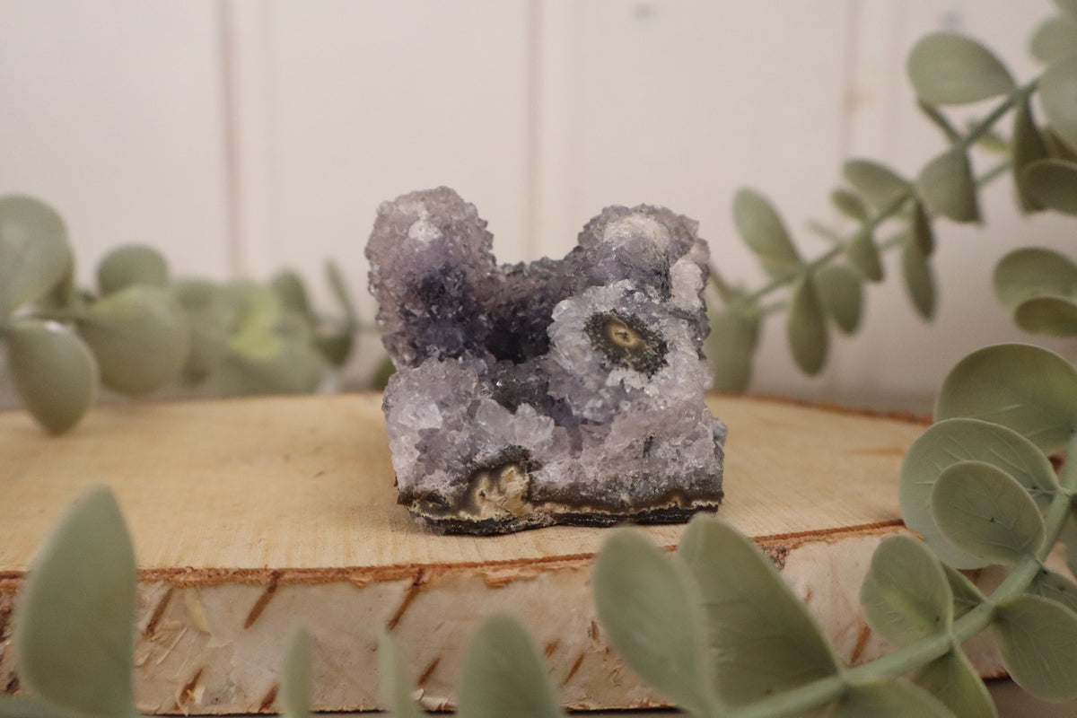 Amethist cluster 150 gram, tweede aanzicht