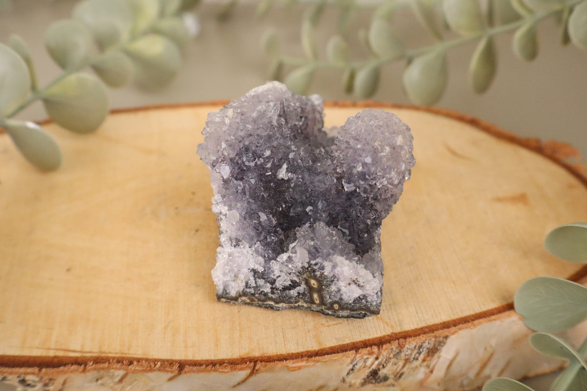 Amethist cluster 150 gram, vierde aanzicht
