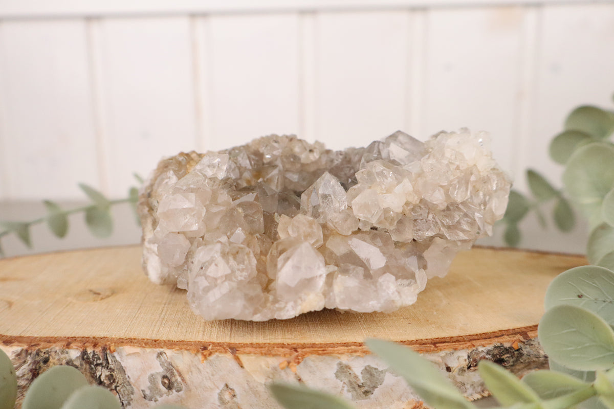 Sjamanenkwarts cluster van 11 x 8 cm en 433 gram