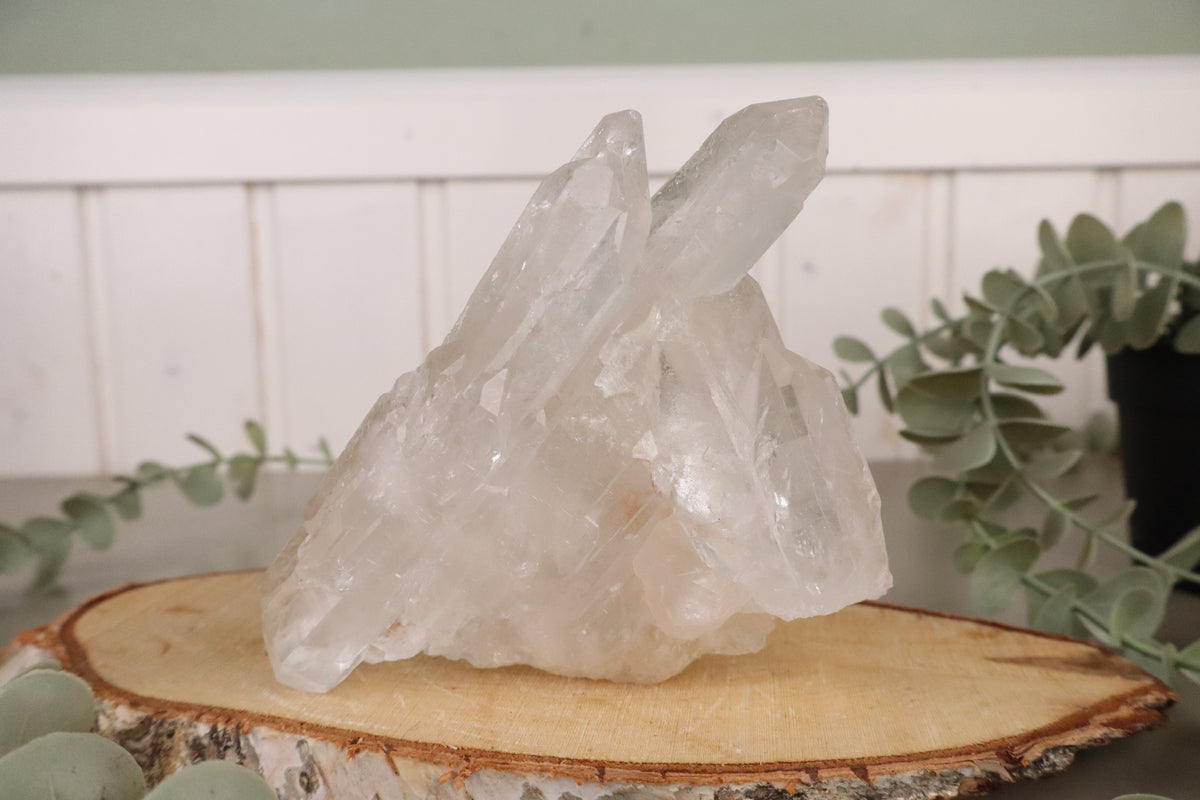 Bergkristal kathedraal van 12,5 x 8 cm en 571 gram