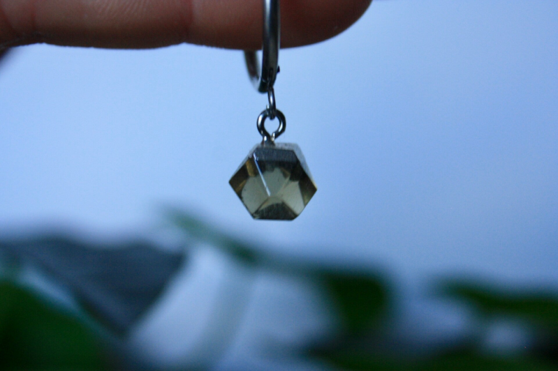 Oorbellen - Groene Topaz - RVS - Zulver