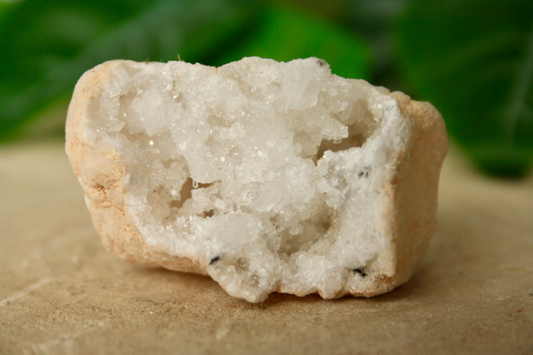 Bergkristal geode klein, tweede aanzicht