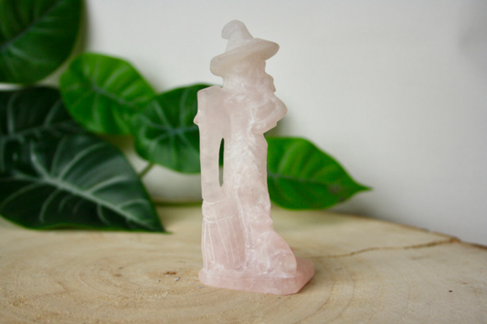 Heks Sculptuur - Rozenkwarts