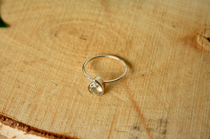 Ring Bergkristal – 925 Zilver – Druppel (17)