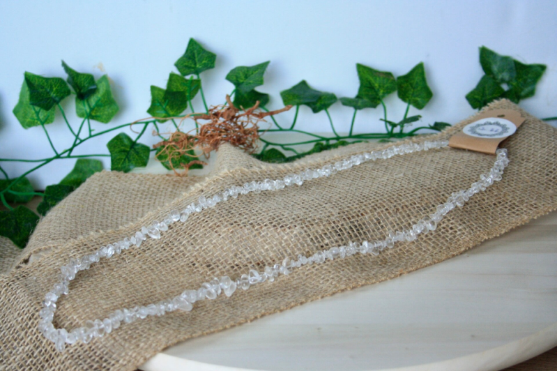 Splitketting van Bergkristal (lang)