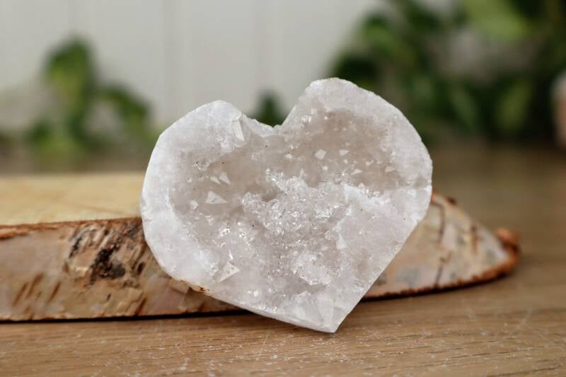 Bergkristal -  Geode Hart - 6 cm