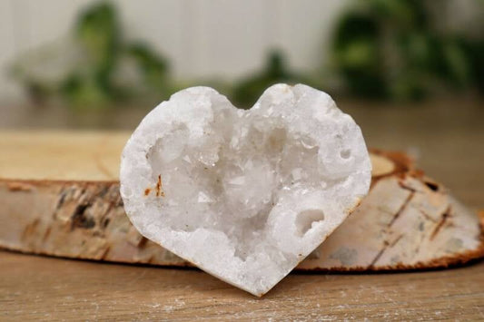Bergkristal -  Geode Hart - 6 cm